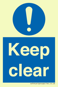 keep clear